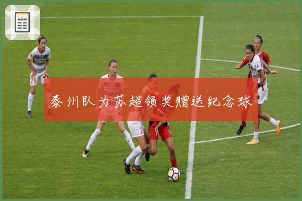 泰州队为苏超领奖赠送纪念球